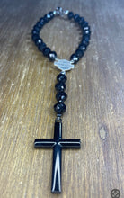 Load image into Gallery viewer, 9” All Black HD Rosary
