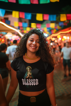 Load image into Gallery viewer, Blessed Virgin Mary Crop Top
