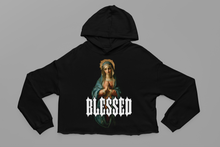 Load image into Gallery viewer, Blessed Mary Crop Hoodie
